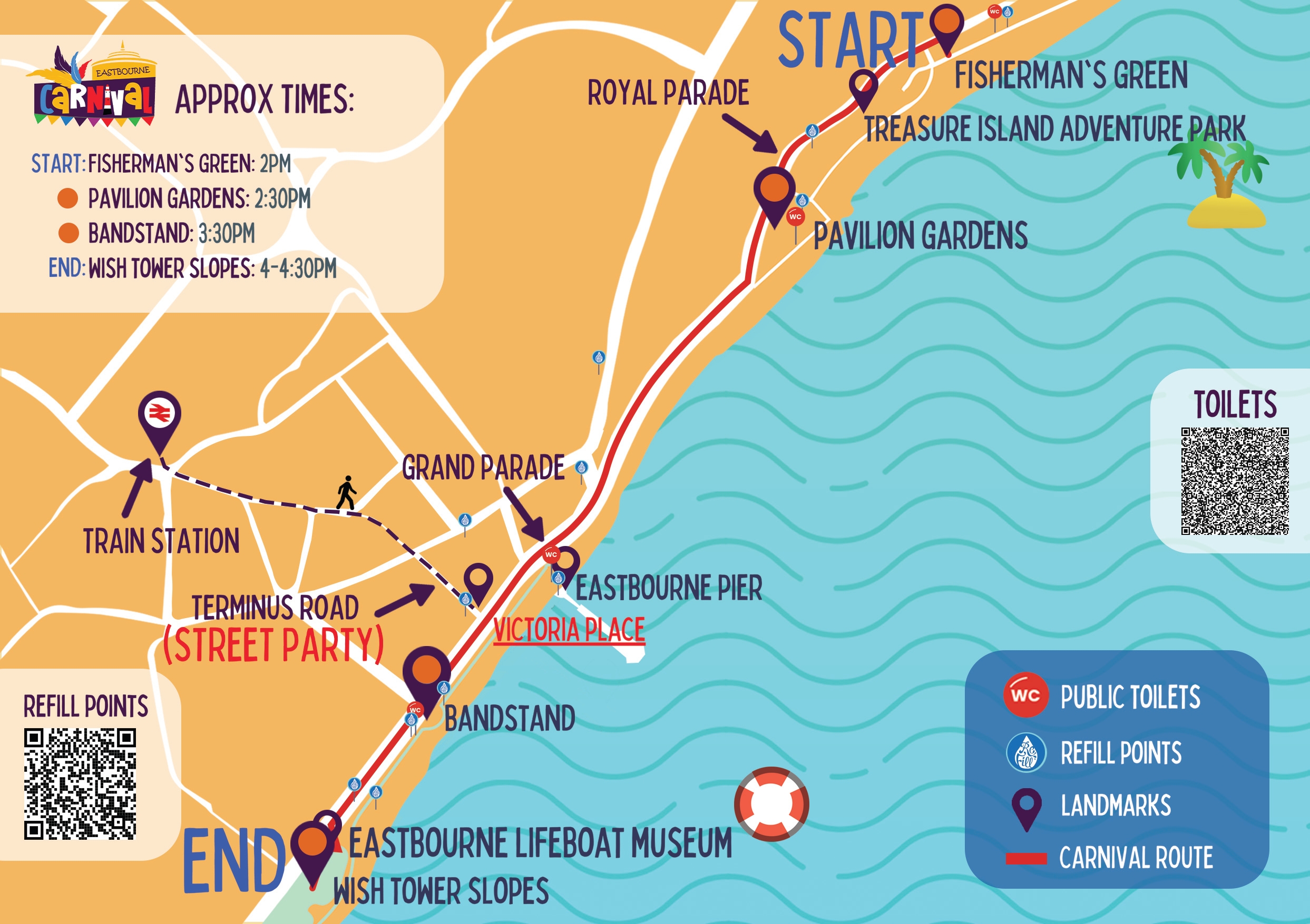 CARNIVAL ROUTE MAP UPDATED